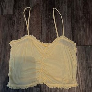 Me to We Yellow crop top.